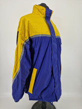 Load image into Gallery viewer, 90s adidas Equipment Jacket D6 M Yellow Blue Vintage EQT
