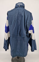 Load image into Gallery viewer, 90s adidas Lightweight Jacket D8 XL Black Purple Green
