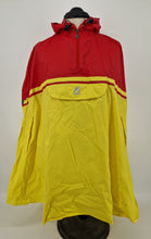 Load image into Gallery viewer, Vintage K-Way Plus Poncho 152cm XL XXL Red Yellow
