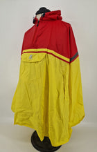 Load image into Gallery viewer, Vintage K-Way Plus Poncho 152cm XL XXL Red Yellow
