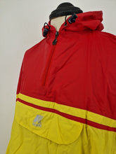 Load image into Gallery viewer, Vintage K-Way Plus Poncho 152cm XL XXL Red Yellow
