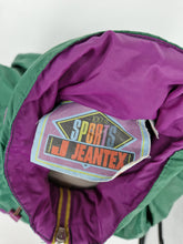 Load image into Gallery viewer, Vintage 80s Jeantex WB Jacket XXL Green Purple
