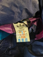 Load image into Gallery viewer, Vintage 80s adidas Originals WB Jacket D8 XL Navy Purple Green
