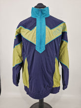 Load image into Gallery viewer, 90s Vintage adidas Originals 1/2 Zip Pullover M D6 Yellow Navy Blue
