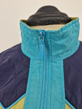 Load image into Gallery viewer, 90s Vintage adidas Originals 1/2 Zip Pullover M D6 Yellow Navy Blue

