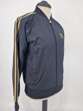 Load image into Gallery viewer, 2008 adidas Originals Superstar Black Gold Track Top S
