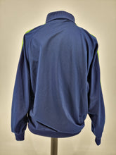 Load image into Gallery viewer, Vintage adidas Orginlas First Track Top M 90s Navy Green Taiwanese
