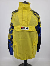 Load image into Gallery viewer, 2018 Fila Born in Biella Smok Pullover M Yellow Blue

