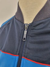Load image into Gallery viewer, 2005 adidas Originals Sport SST Vintage Track Top L Navy Blue Red
