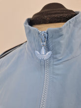 Load image into Gallery viewer, Vintage adidas First Track Top D4 S/M 90s Blue black White #3
