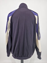 Load image into Gallery viewer, 90s Umbro Black Purple White Track Top M

