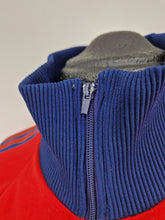 Load image into Gallery viewer, 70s adidas Originals Track Top M Made in Romania Red White Navy
