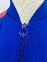 Load image into Gallery viewer, 2014 adidas Originals Dublin SST track top M Blue Orange
