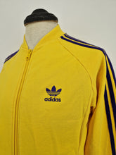 Load image into Gallery viewer, 2009 adidas Originals Archive 70s SST track top S Yellow Purple
