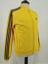 Load image into Gallery viewer, 2009 adidas Originals Archive 70s SST track top S Yellow Purple
