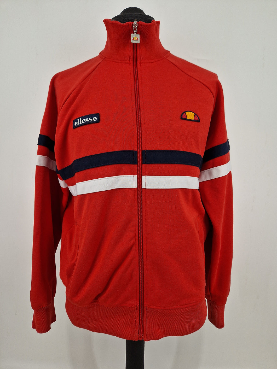 Ellesse Rimini Track Top Red Navy White L