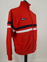 Load image into Gallery viewer, Ellesse Rimini Track Top Red Navy White L
