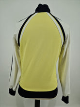 Load image into Gallery viewer, Vintage Sergio Tacchini Ghibli Track Top M Yellow White made in Italy

