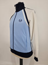 Load image into Gallery viewer, Vintage Sergio Tacchini Ghibli Track Top M Blue White made in Italy
