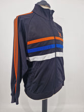 Load image into Gallery viewer, 90s adidas Originals First S Track Top Black Orange Blue White Grade B
