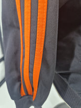 Load image into Gallery viewer, 90s adidas Originals First S Track Top Black Orange Blue White Grade B
