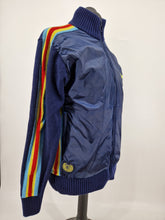 Load image into Gallery viewer, 2006 adidas Originals Carlos Gruber Knit Track Top Jacket L Blue Yellow Red
