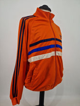 Load image into Gallery viewer, 90s adidas Originals First Track Top L Orange Navy Blue

