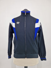 Load image into Gallery viewer, Vintage adidas X Descente Japan Release Track Top S/M Black Blue
