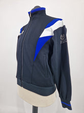 Load image into Gallery viewer, Vintage adidas X Descente Japan Release Track Top S/M Black Blue
