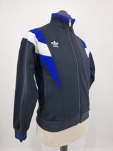 Load image into Gallery viewer, Vintage adidas X Descente Japan Release Track Top S/M Black Blue
