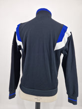 Load image into Gallery viewer, Vintage adidas X Descente Japan Release Track Top S/M Black Blue

