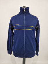 Load image into Gallery viewer, Vintage WG adidas X Descente Japan Release Track Top L Blue Gold
