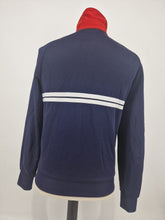 Load image into Gallery viewer, Vintage Sergio Tacchini Dallas Track Top M Navy White made in Italy
