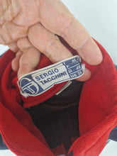 Load image into Gallery viewer, Vintage Sergio Tacchini Dallas Track Top M Navy White made in Italy
