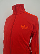 Load image into Gallery viewer, 2012 adidas Originals Firebird Red Orange S Track Top
