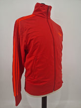 Load image into Gallery viewer, 2012 adidas Originals Firebird Red Orange S Track Top
