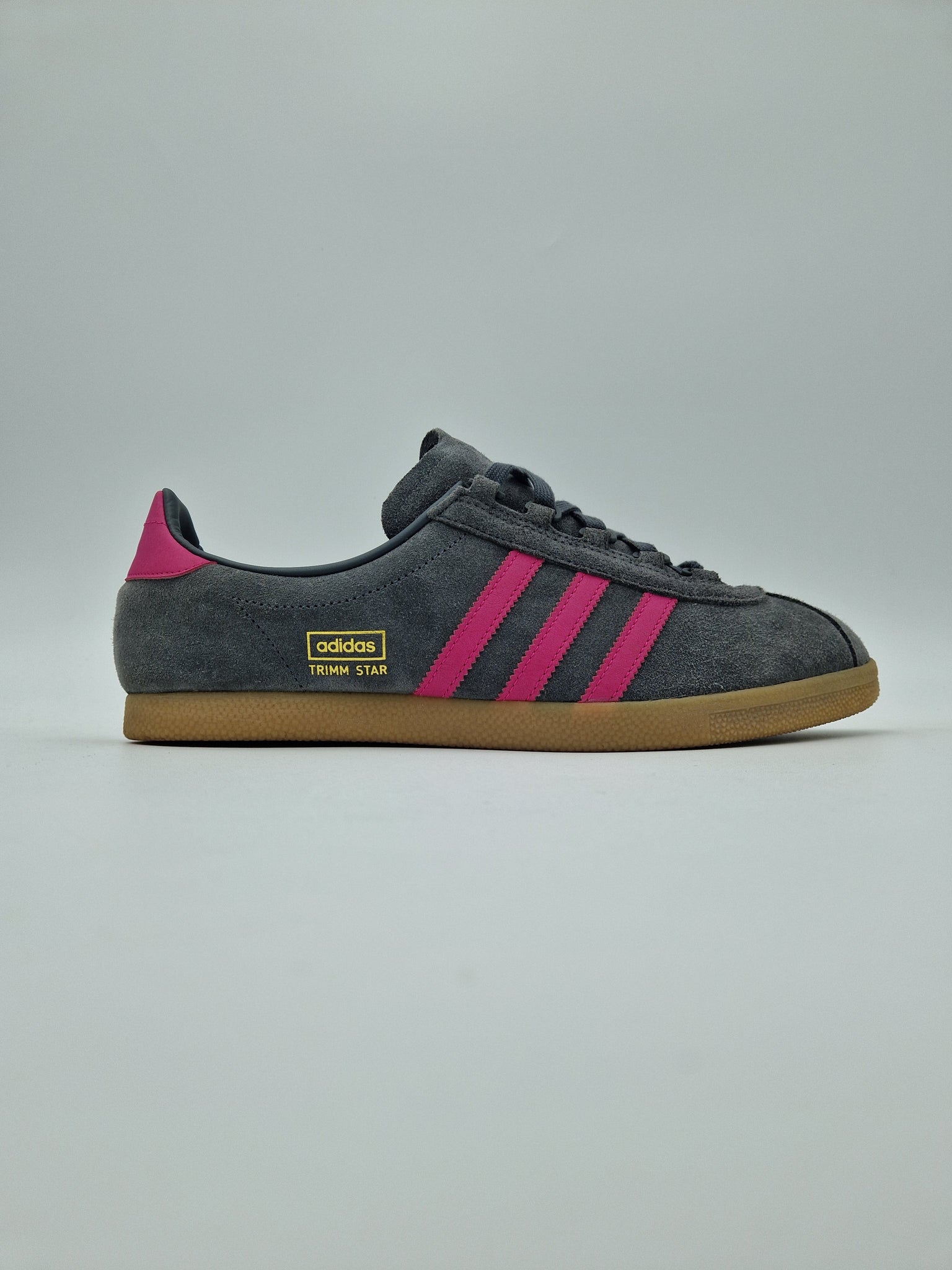 2018 adidas Originals Size Exclusive Trimm Star UK 11 Grey Magenta Preloved