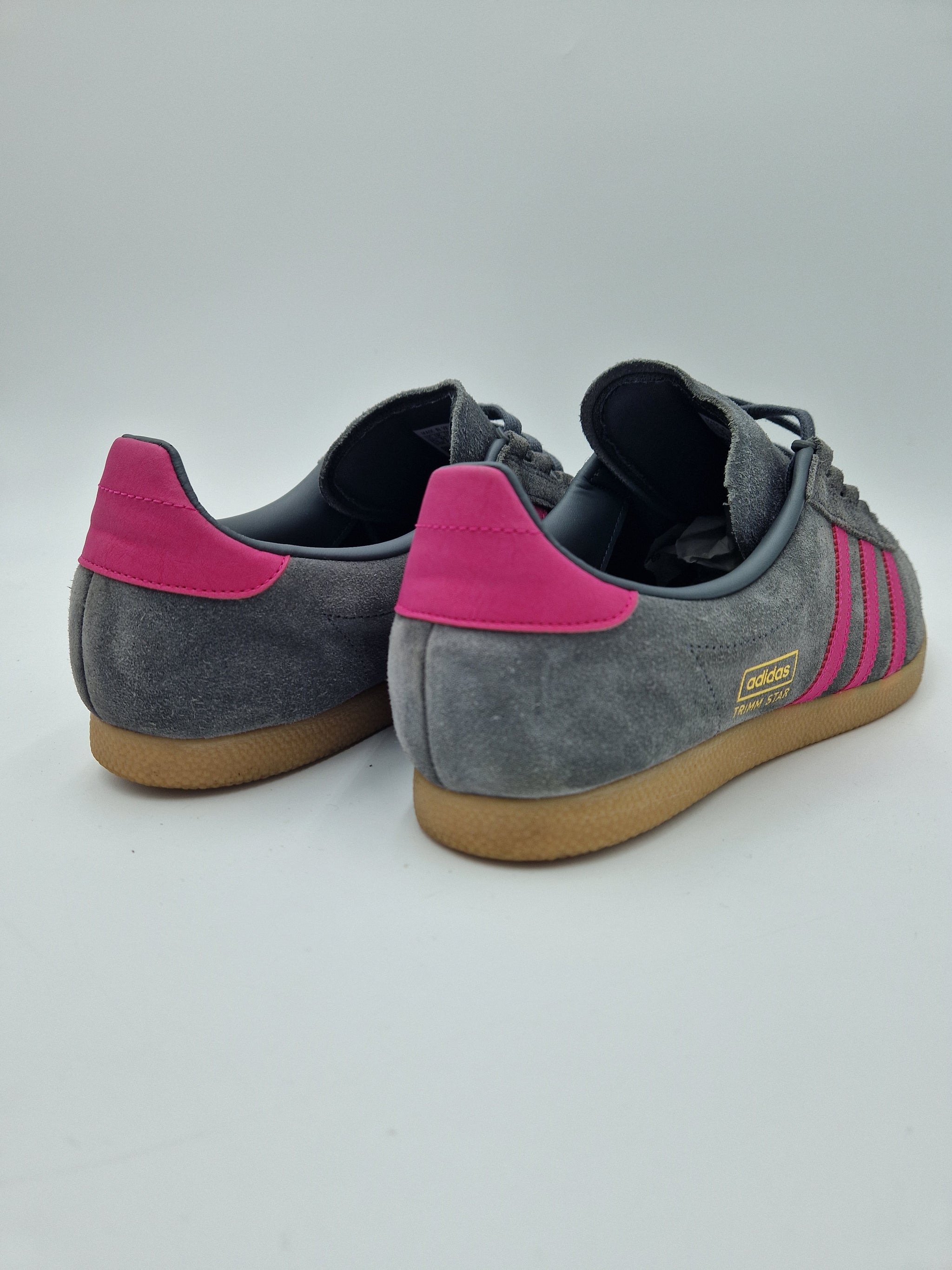 adidas trimm star grey pink