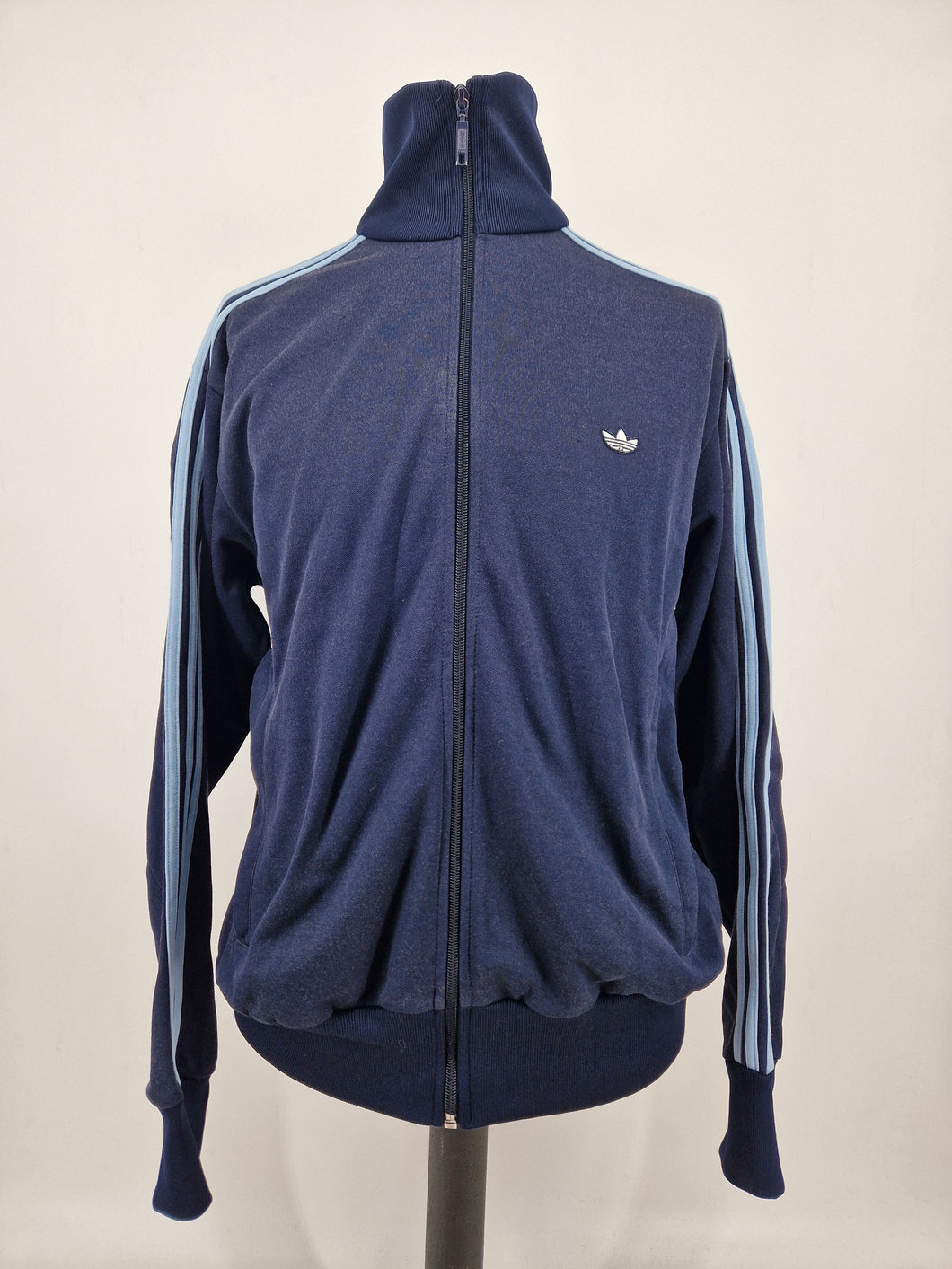 2002 adidas Originals Beckenbauer Vintage Track Top XL Navy Blue