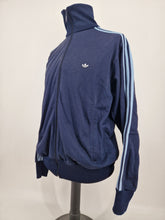 Load image into Gallery viewer, 2002 adidas Originals Beckenbauer Vintage Track Top XL Navy Blue
