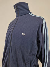 Load image into Gallery viewer, 2002 adidas Originals Beckenbauer Vintage Track Top XL Navy Blue
