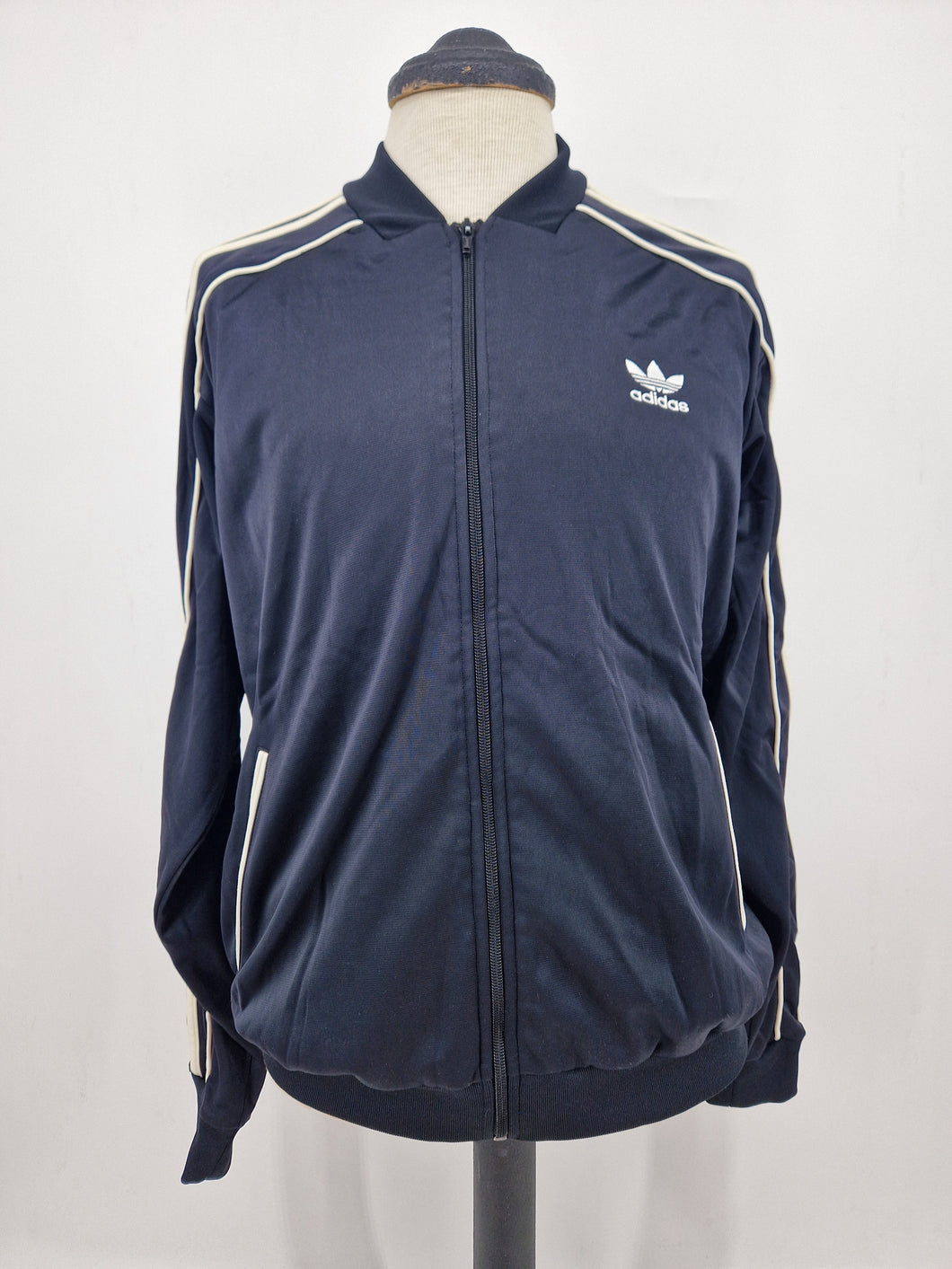 2002 adidas Originals SST Vintage Track Top L Black White