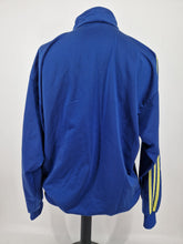 Load image into Gallery viewer, 90s adidas Originals Firebird Vintage Track Top L D8 Blue Yellow made in Taiwan
