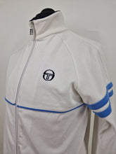 Load image into Gallery viewer, Sergio Tacchini Orion Track Top M White Sky Blue
