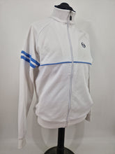 Load image into Gallery viewer, Sergio Tacchini Orion Track Top XL White Sky Blue
