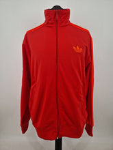 Load image into Gallery viewer, 2012 adidas Originals Firebird Red Orange L Track Top
