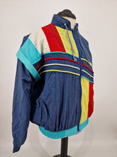 Load image into Gallery viewer, Vintage 80s Ellesse Track Top Multicoloured Sleevless L

