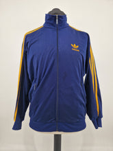 Load image into Gallery viewer, 90s adidas Firebird Blue Orange Vintage Track Top S/M D4
