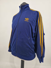 Load image into Gallery viewer, 90s adidas Firebird Blue Orange Vintage Track Top S/M D4
