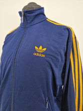 Load image into Gallery viewer, 90s adidas Firebird Blue Orange Vintage Track Top S/M D4
